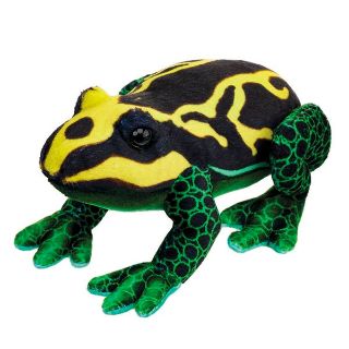 Obrázek z Žába žluto-černá plyš 13cm 
